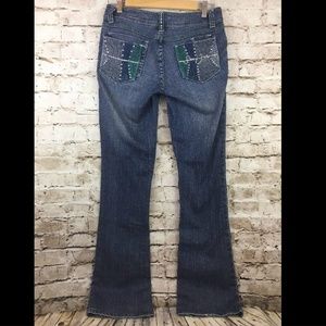 Sean John Luxe Boot Cut Denim Jeans Stretch